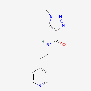 1-methyl-N-(2-(pyridin-4-yl)ethyl)-1H-1,2,3-triazole-4-carboxamide
