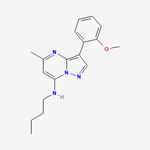 N-butyl-3-(2-methoxyphenyl)-5-methylpyrazolo[1,5-a]pyrimidin-7-amine