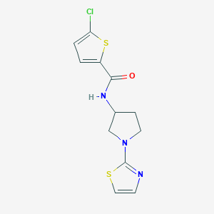 5-chloro-N-(1-(thiazol-2-yl)pyrrolidin-3-yl)thiophene-2-carboxamide