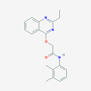 molecular formula C20H21N3O2 B2975398 N-(2,3-dimethylphenyl)-2-[(2-ethylquinazolin-4-yl)oxy]acetamide CAS No. 1111038-42-6