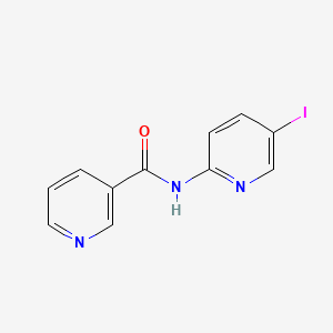 N-(5-iodopyridin-2-yl)pyridine-3-carboxamide