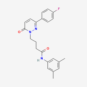 N-(3,5-dimethylphenyl)-4-(3-(4-fluorophenyl)-6-oxopyridazin-1(6H)-yl)butanamide