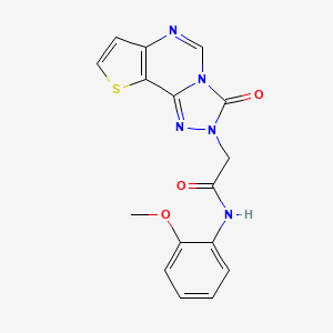 N-(2-methoxyphenyl)-2-(3-oxothieno[2,3-e][1,2,4]triazolo[4,3-c]pyrimidin-2(3H)-yl)acetamide