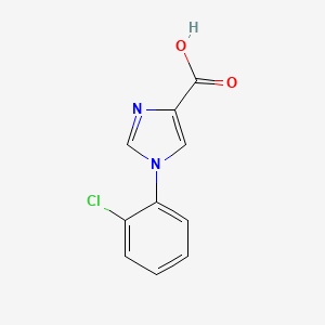 molecular formula C10H7ClN2O2 B2975433 1-(2-Chlorophenyl)-1H-imidazole-4-carboxylic acid CAS No. 1249600-37-0