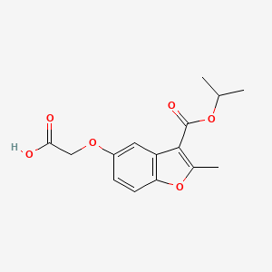 2-((3-(Isopropoxycarbonyl)-2-methylbenzofuran-5-yl)oxy)acetic acid