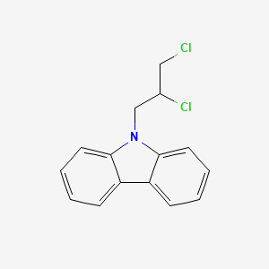molecular formula C15H13Cl2N B2975476 9-(2,3-dichloropropyl)-9H-carbazole CAS No. 300816-36-8