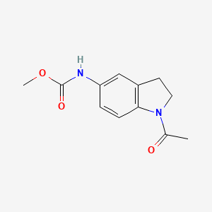 molecular formula C12H14N2O3 B2975489 Methyl (1-acetylindolin-5-yl)carbamate CAS No. 1049544-90-2