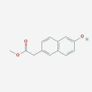 molecular formula C13H12O3 B029756 6-Hydroxy-2-naphthaleneacetic acid methyl ester CAS No. 91903-08-1