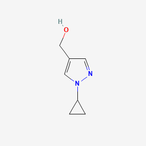 molecular formula C7H10N2O B2975719 (1-Cyclopropyl-1H-pyrazol-4-yl)methanol CAS No. 1780993-51-2