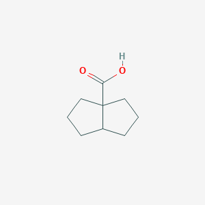 molecular formula C9H14O2 B2975766 octahydropentalene-3a-carboxylic acid CAS No. 41139-05-3