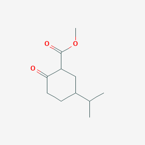 molecular formula C11H18O3 B2975799 Methyl 2-oxo-5-(propan-2-yl)cyclohexane-1-carboxylate CAS No. 153629-84-6