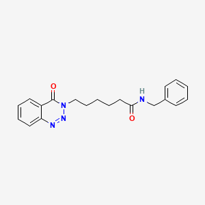 N-benzyl-6-(4-oxobenzo[d][1,2,3]triazin-3(4H)-yl)hexanamide