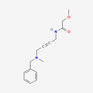 molecular formula C15H20N2O2 B2975887 N-(4-(benzyl(methyl)amino)but-2-yn-1-yl)-2-methoxyacetamide CAS No. 1396759-75-3