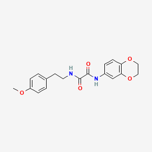 N1-(2,3-dihydrobenzo[b][1,4]dioxin-6-yl)-N2-(4-methoxyphenethyl)oxalamide