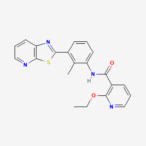 2-ethoxy-N-(2-methyl-3-(thiazolo[5,4-b]pyridin-2-yl)phenyl)nicotinamide