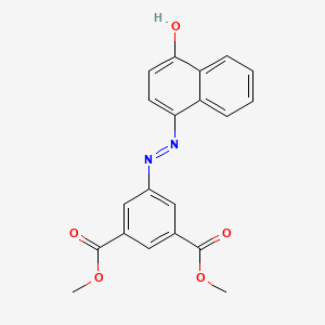(E)-dimethyl 5-(2-(4-oxonaphthalen-1(4H)-ylidene)hydrazinyl)isophthalate