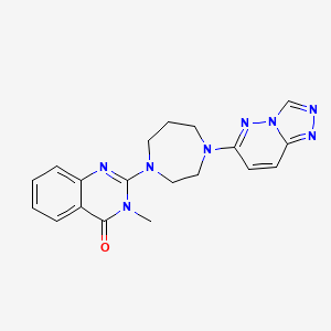 2-(4-([1,2,4]triazolo[4,3-b]pyridazin-6-yl)-1,4-diazepan-1-yl)-3-methylquinazolin-4(3H)-one
