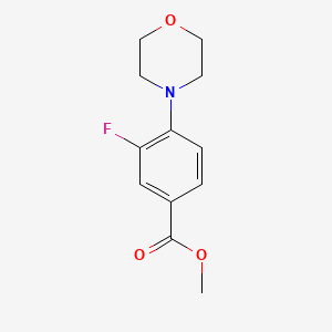 Methyl 3-fluoro-4-morpholinobenzoate