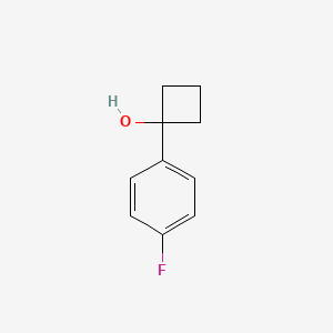 molecular formula C10H11FO B2975922 1-(4-Fluorophenyl)cyclobutan-1-ol CAS No. 339365-53-6