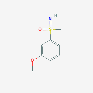 molecular formula C8H11NO2S B2975927 Imino(3-methoxyphenyl)methyl-lambda6-sulfanone CAS No. 1572019-81-8