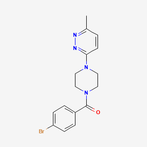 (4-Bromophenyl)(4-(6-methylpyridazin-3-yl)piperazin-1-yl)methanone