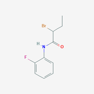 molecular formula C10H11BrFNO B2976036 2-bromo-N-(2-fluorophenyl)butanamide CAS No. 924975-65-5