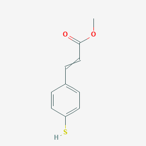 molecular formula C10H10O2S B029761 Methyl 3-(4-sulfanylphenyl)prop-2-enoate CAS No. 90843-37-1