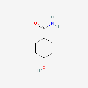 molecular formula C7H13NO2 B2976100 4-Hydroxycyclohexane-1-carboxamide CAS No. 19556-97-9