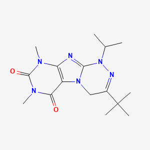 3-Tert-butyl-7,9-dimethyl-1-propan-2-yl-4H-purino[8,7-c][1,2,4]triazine-6,8-dione