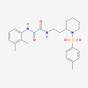 molecular formula C24H31N3O4S B2976253 N1-(2,3-dimethylphenyl)-N2-(2-(1-tosylpiperidin-2-yl)ethyl)oxalamide CAS No. 898348-34-0