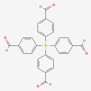 molecular formula C28H20O4Si B2976421 4,4',4'',4'''-Silanetetrayltetrabenzaldehyde CAS No. 1055999-34-2