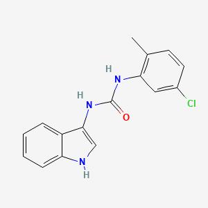 1-(5-chloro-2-methylphenyl)-3-(1H-indol-3-yl)urea