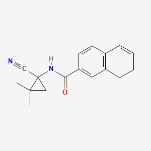 N-(1-Cyano-2,2-dimethylcyclopropyl)-7,8-dihydronaphthalene-2-carboxamide