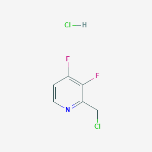2-(Chloromethyl)-3,4-difluoropyridine;hydrochloride