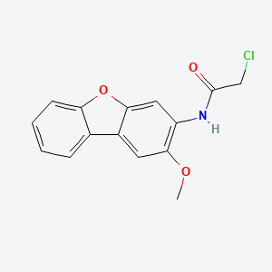 2-Chloro-N-(2-methoxy-dibenzofuran-3-yl)-acetamide