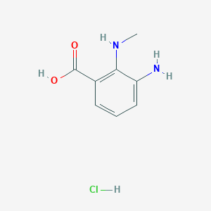 3-Amino-2-(methylamino)benzoic acid hydrochloride