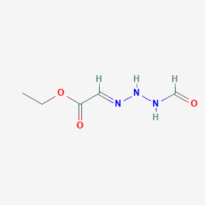 Ethyl (2E)-(3-formyltriazanylidene)acetate