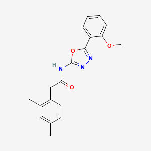 2-(2,4-dimethylphenyl)-N-(5-(2-methoxyphenyl)-1,3,4-oxadiazol-2-yl)acetamide