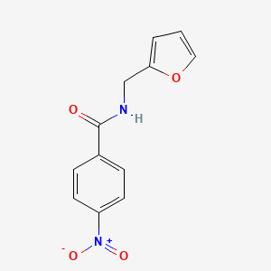 molecular formula C12H10N2O4 B2976914 N-(2-furylmethyl)-4-nitrobenzamide CAS No. 329939-82-4