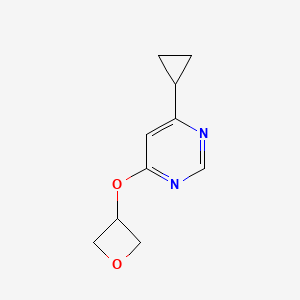 4-Cyclopropyl-6-(oxetan-3-yloxy)pyrimidine