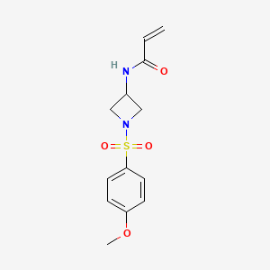 N-[1-(4-Methoxyphenyl)sulfonylazetidin-3-yl]prop-2-enamide