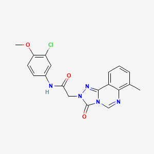 N-(3-chloro-4-methoxyphenyl)-2-(7-methyl-3-oxo-[1,2,4]triazolo[4,3-c]quinazolin-2(3H)-yl)acetamide