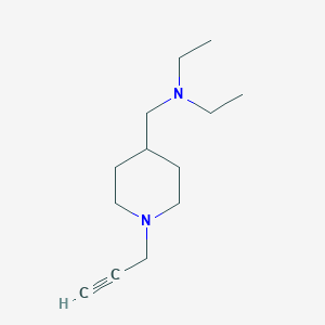 molecular formula C13H24N2 B2977039 Diethyl({[1-(prop-2-yn-1-yl)piperidin-4-yl]methyl})amine CAS No. 1252413-60-7