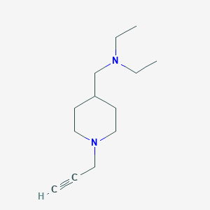 Diethyl({[1-(prop-2-yn-1-yl)piperidin-4-yl]methyl})amine
