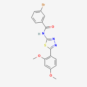 3-bromo-N-(5-(2,4-dimethoxyphenyl)-1,3,4-thiadiazol-2-yl)benzamide