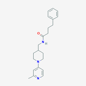 N-[[1-(2-Methylpyridin-4-yl)piperidin-4-yl]methyl]-4-phenylbutanamide