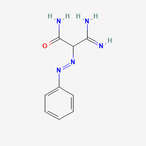molecular formula C9H11N5O B2977081 2-Carbamoyl-2-(phenylazo)acetamidine CAS No. 100607-08-7