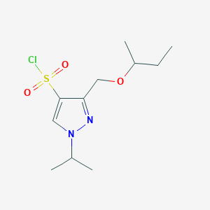 3-(sec-butoxymethyl)-1-isopropyl-1H-pyrazole-4-sulfonyl chloride