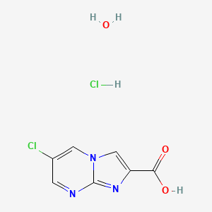 6-Chloroimidazo[1,2-a]pyrimidine-2-carboxylic acid hydrochloride hydrate