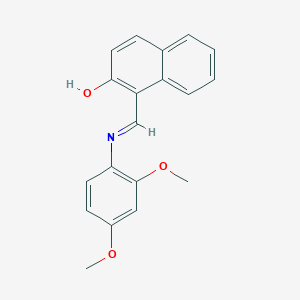 1-{(E)-[(2,4-dimethoxyphenyl)imino]methyl}-2-naphthol